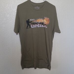 Gildan Green Short Sleeve Tee Casual Comfort